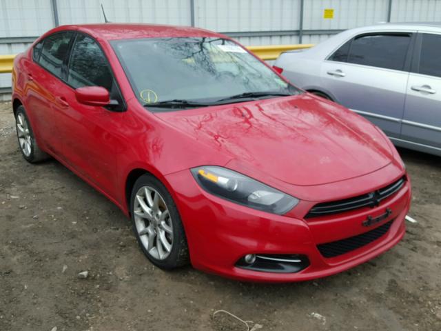 1C3CDFBA6DD323076 - 2013 DODGE DART SXT RED photo 1