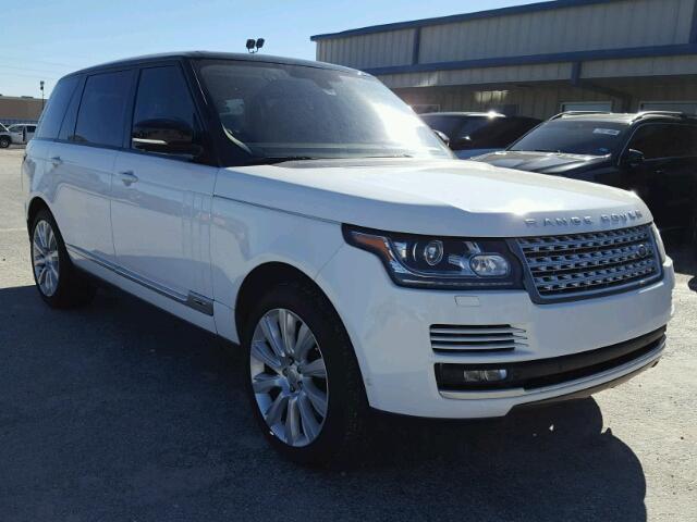 SALGS3TF7FA209905 - 2015 LAND ROVER RANGE ROVE WHITE photo 1