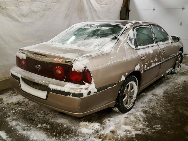 2G1WH55K029314856 - 2002 CHEVROLET IMPALA LS GOLD photo 4