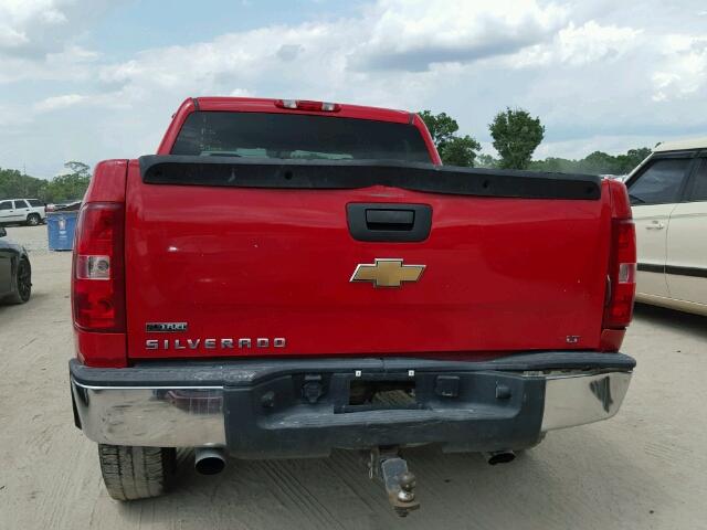 3GCEK13378G205527 - 2008 CHEVROLET SILVERADO RED photo 10