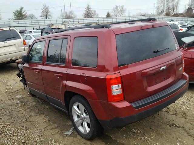 1C4NJPFB0GD774501 - 2016 JEEP PATRIOT LA BURGUNDY photo 3