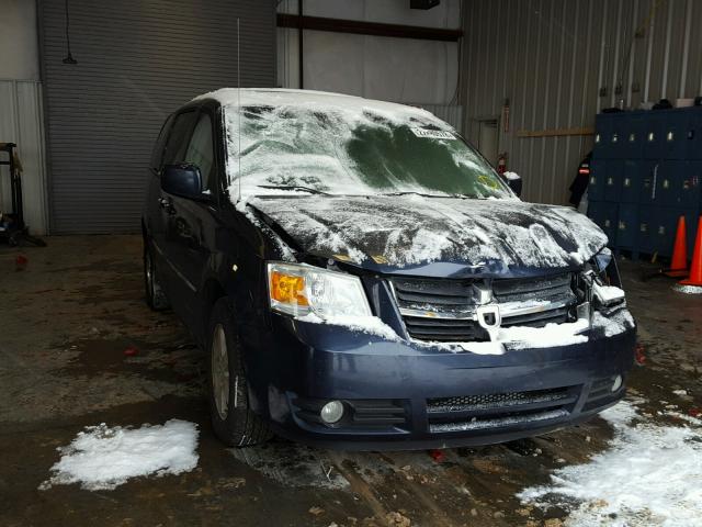 2D8HN54129R547201 - 2009 DODGE GRAND CARA BLUE photo 1