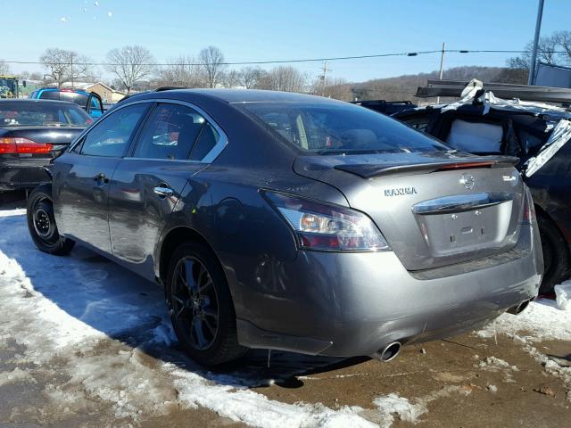 1N4AA5AP6EC915635 - 2014 NISSAN MAXIMA S GRAY photo 3