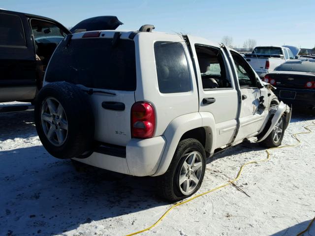 1J4GL58K23W722980 - 2003 JEEP LIBERTY LI WHITE photo 4