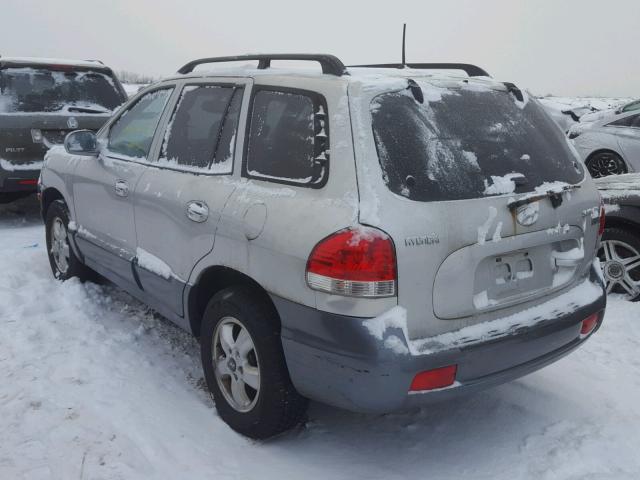 KM8SC73EX5U867708 - 2005 HYUNDAI SANTA FE G SILVER photo 3