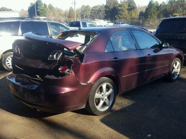 1YVHP80C285M20830 - 2008 MAZDA 6 I BURGUNDY photo 4