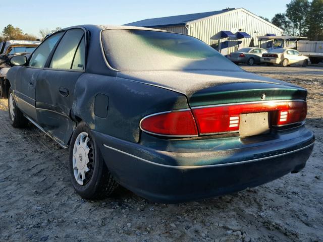 2G4WS52M0X1592446 - 1999 BUICK CENTURY CU GREEN photo 3