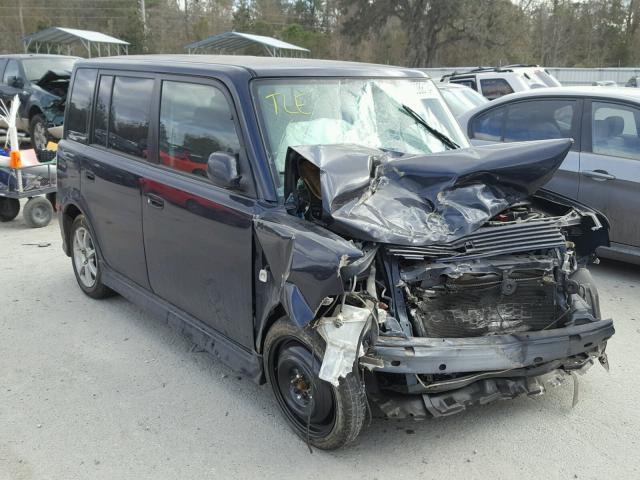 JTLKT324550214589 - 2005 TOYOTA SCION XB BLUE photo 1