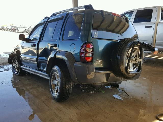 1J4GL38K95W605050 - 2005 JEEP LIBERTY RE GREEN photo 3