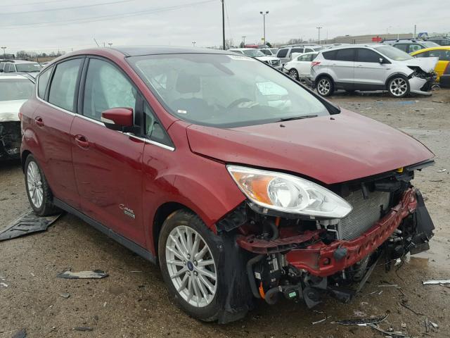 1FADP5CU0DL541939 - 2013 FORD C-MAX PREM MAROON photo 1