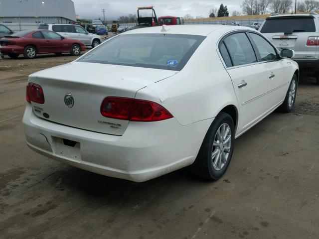 1G4HD57M09U121142 - 2009 BUICK LUCERNE CX WHITE photo 4