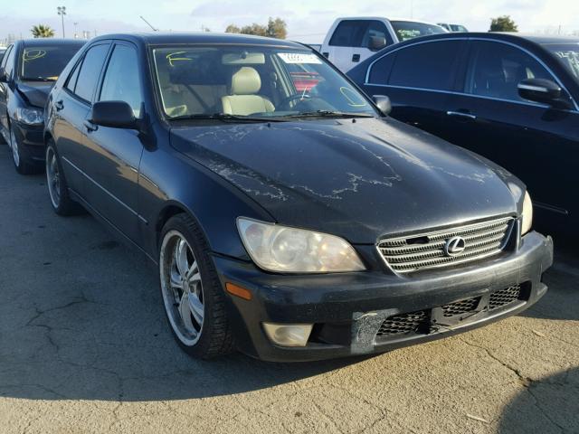 JTHBD182010017650 - 2001 LEXUS IS 300 BLACK photo 1