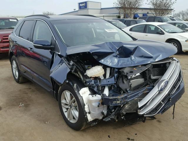 2FMPK3J86HBB93114 - 2017 FORD EDGE SEL BLUE photo 1