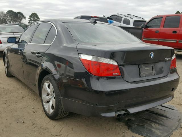 WBANE53596CK81991 - 2006 BMW 525 I BLACK photo 3