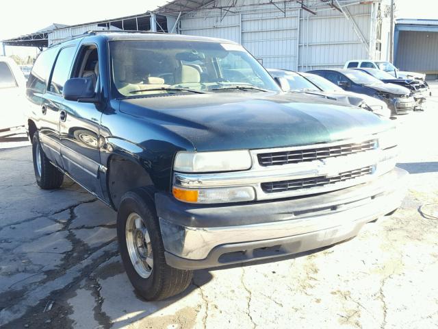 3GNEC16Z92G208151 - 2002 CHEVROLET SUBURBAN C GREEN photo 1