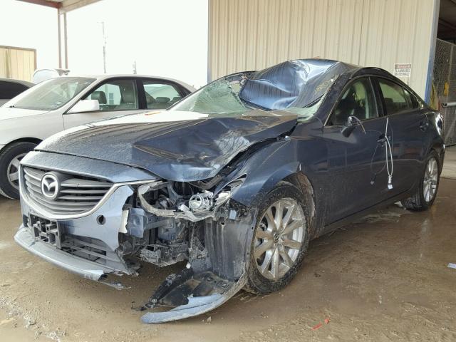 JM1GJ1U58G1485595 - 2016 MAZDA 6 SPORT BLUE photo 2