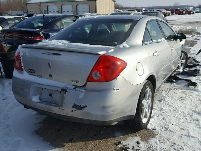 1G2ZG58N574265939 - 2007 PONTIAC G6 BASE SILVER photo 4