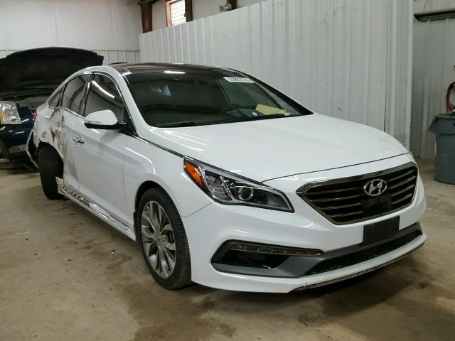 5NPE34AB4FH250776 - 2015 HYUNDAI SONATA SPO WHITE photo 1