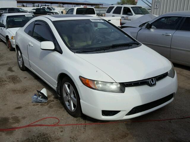 2HGFG12938H530236 - 2008 HONDA CIVIC EXL WHITE photo 1