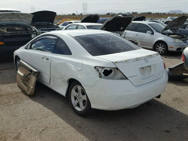 2HGFG12938H530236 - 2008 HONDA CIVIC EXL WHITE photo 3