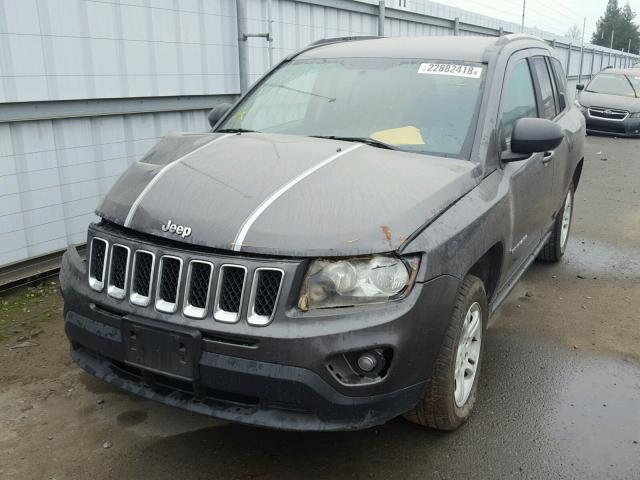 1C4NJCBA8ED832664 - 2014 JEEP COMPASS SP CHARCOAL photo 2