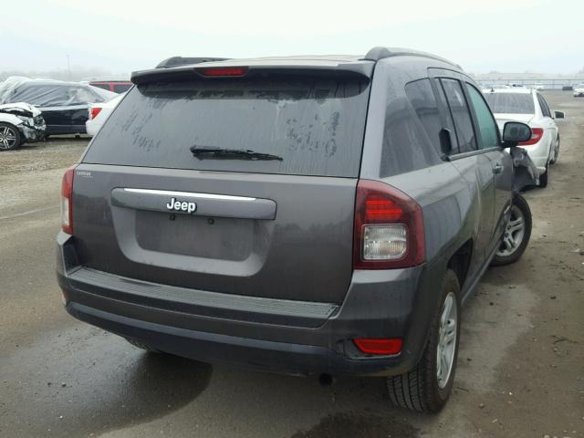 1C4NJCBA8ED832664 - 2014 JEEP COMPASS SP CHARCOAL photo 4