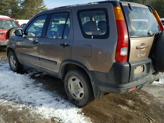 SHSRD78464U244151 - 2004 HONDA CR-V LX BROWN photo 3