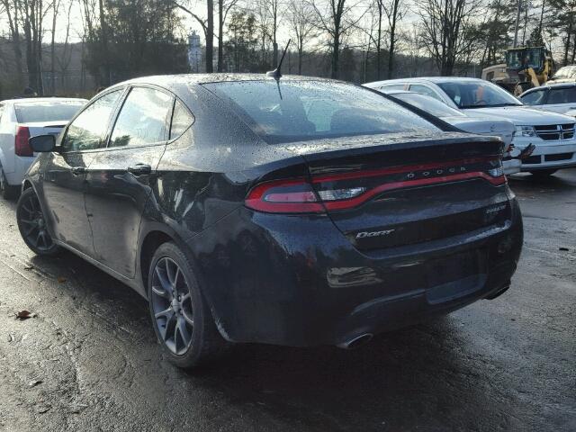 1C3CDFBA5DD304051 - 2013 DODGE DART SXT BLACK photo 3