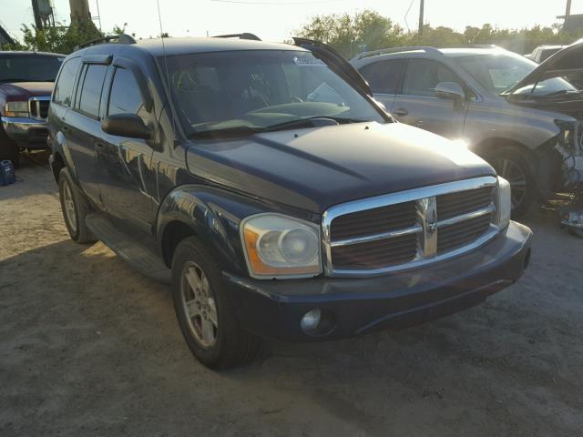 1D4HB48N96F135720 - 2006 DODGE DURANGO SL BLUE photo 1