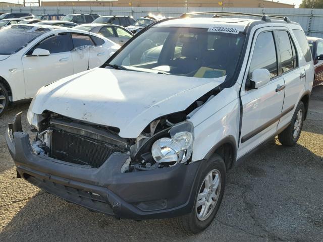 JHLRD788X4C035327 - 2004 HONDA CR-V EX WHITE photo 2