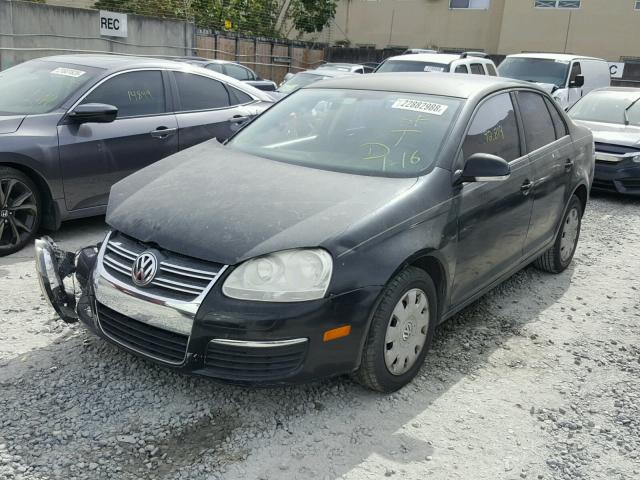 3VWPF71K06M671838 - 2006 VOLKSWAGEN JETTA VALU BLACK photo 2