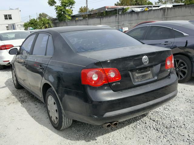 3VWPF71K06M671838 - 2006 VOLKSWAGEN JETTA VALU BLACK photo 3