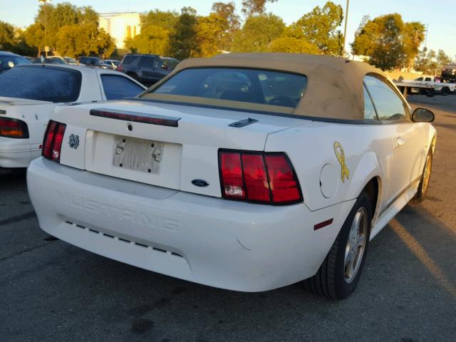 1FAFP44432F217381 - 2002 FORD MUSTANG WHITE photo 4