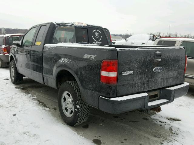 1FTRX14W75FA34884 - 2005 FORD F150 BLACK photo 3