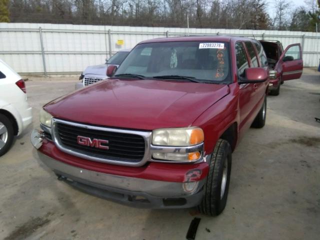 3GKFK16T41G237037 - 2001 GMC YUKON XL K RED photo 2