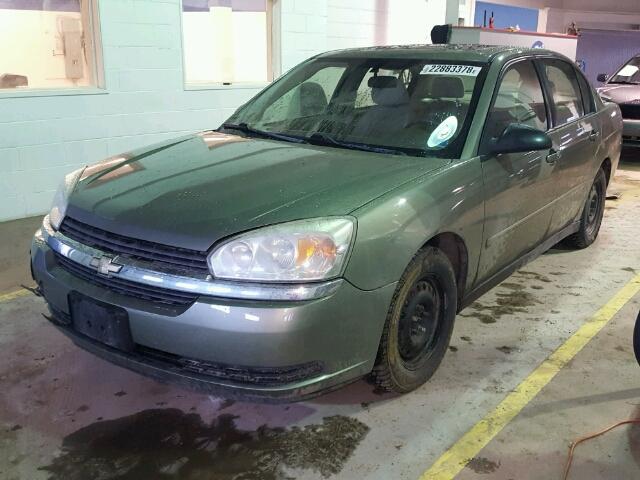 1G1ZT54865F241389 - 2005 CHEVROLET MALIBU LS GREEN photo 2