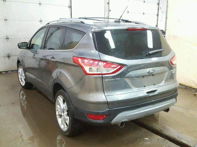 1FMCU9J90DUD09318 - 2013 FORD ESCAPE TIT GRAY photo 3