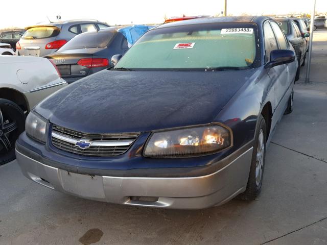 2G1WF52E919114111 - 2001 CHEVROLET IMPALA TWO TONE photo 2