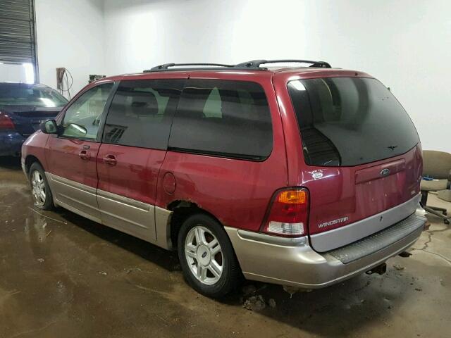 2FMZA53483BA04988 - 2003 FORD WINDSTAR S BURGUNDY photo 3