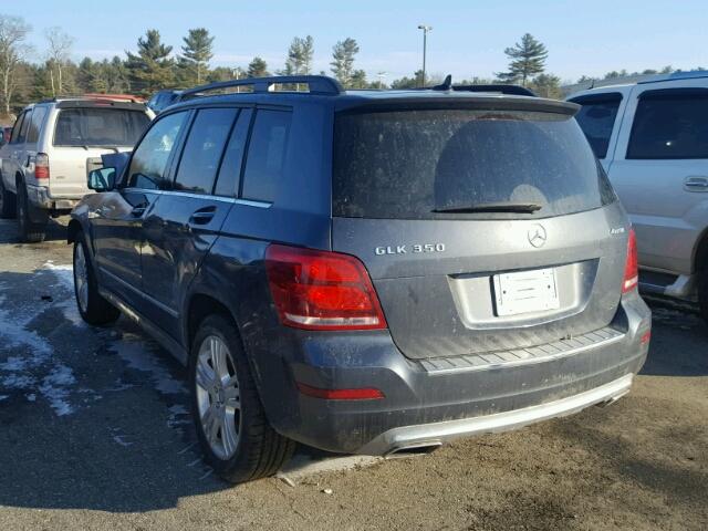 WDCGG8JB6FG382392 - 2015 MERCEDES-BENZ GLK 350 4M GRAY photo 3