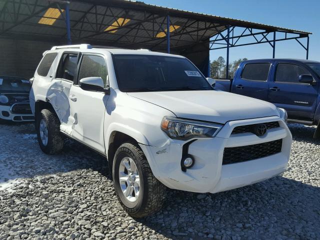 JTEZU5JR6H5148816 - 2017 TOYOTA 4RUNNER SR WHITE photo 1