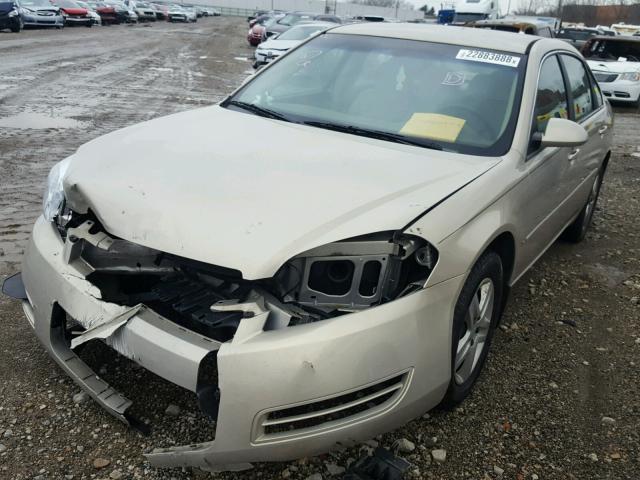 2G1WB58N581347804 - 2008 CHEVROLET IMPALA LS GOLD photo 2