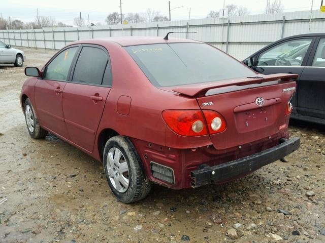 1NXBR30EX6Z633873 - 2006 TOYOTA COROLLA CE MAROON photo 3