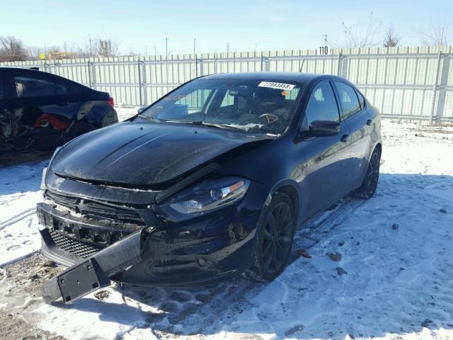 1C3CDFFA6GD820322 - 2016 DODGE DART SXT S BLACK photo 2