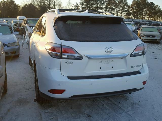 JTJZK1BA8E2418151 - 2014 LEXUS RX 350 WHITE photo 3