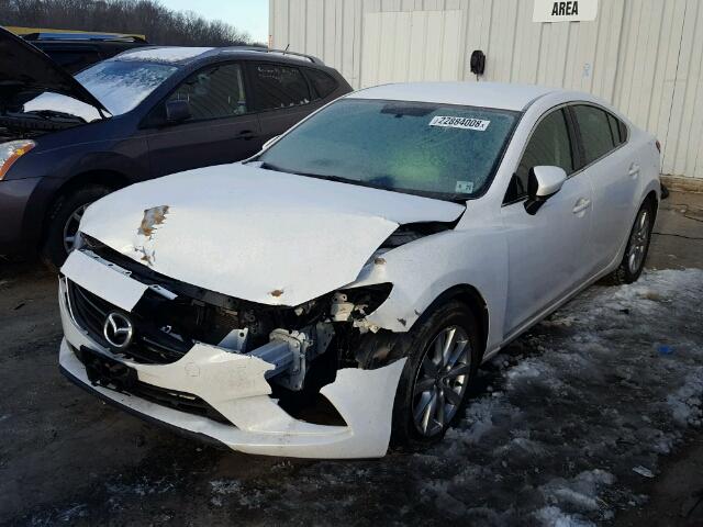 JM1GJ1U58G1459031 - 2016 MAZDA 6 SPORT WHITE photo 2