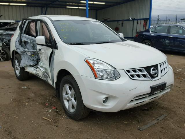 JN8AS5MV7DW126042 - 2013 NISSAN ROGUE S WHITE photo 1