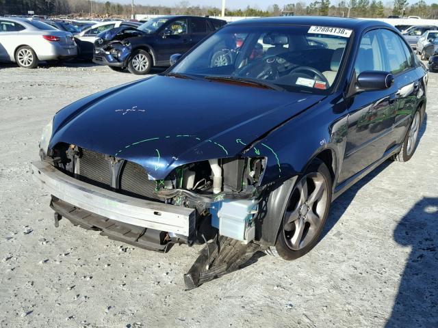 4S3BL626467215899 - 2006 SUBARU LEGACY 2.5 BLUE photo 2