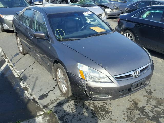 1HGCM66536A015202 - 2006 HONDA ACCORD EX BROWN photo 1