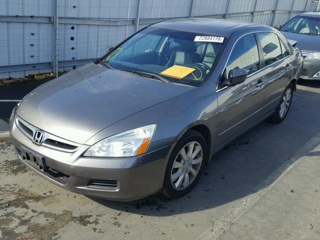 1HGCM66536A015202 - 2006 HONDA ACCORD EX BROWN photo 2